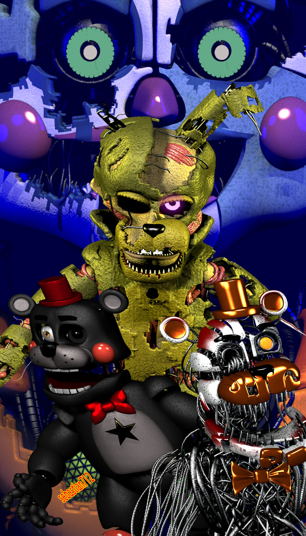 Five Nights at Freddy's Reimagined (CANCELLED) by SFM Project Mechanic - Game  Jolt