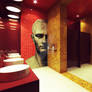 Night Club WC interior design