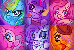 Six manes icons