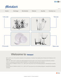 metalart website layout 4