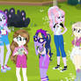 All my ocs on Camp everfree!