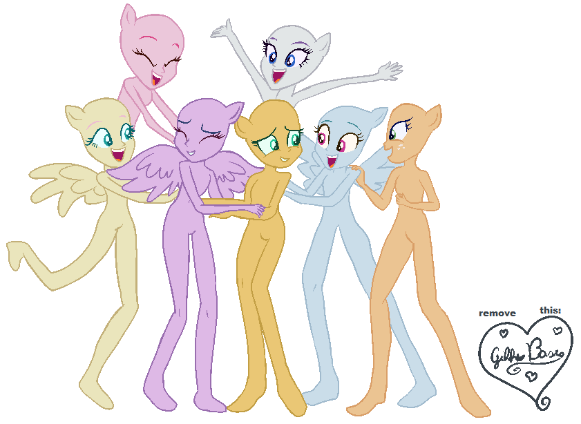 photo Group Mlp Eg Base Deviantart base friendship group hug by