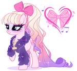 Pinkie X Countess Coloratura (no glasses) by GihhBloonde