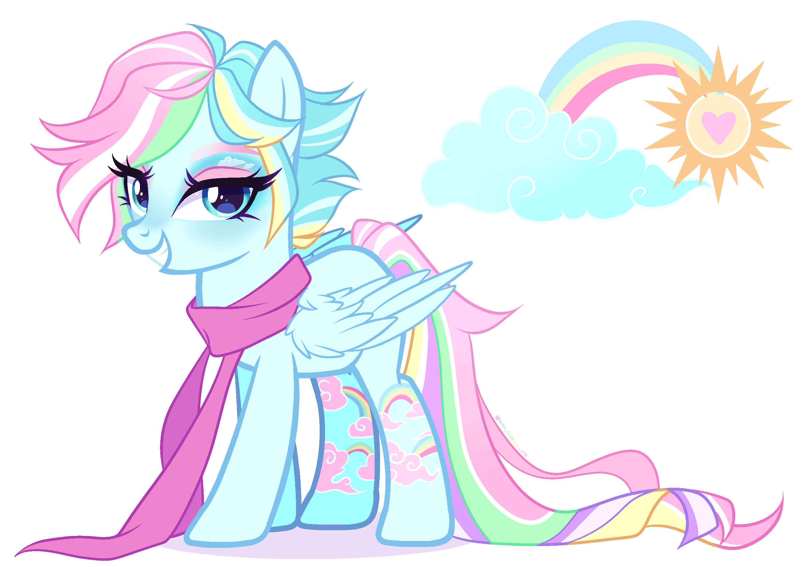 NextGen Oc Rainbow Dash x Clear Sky