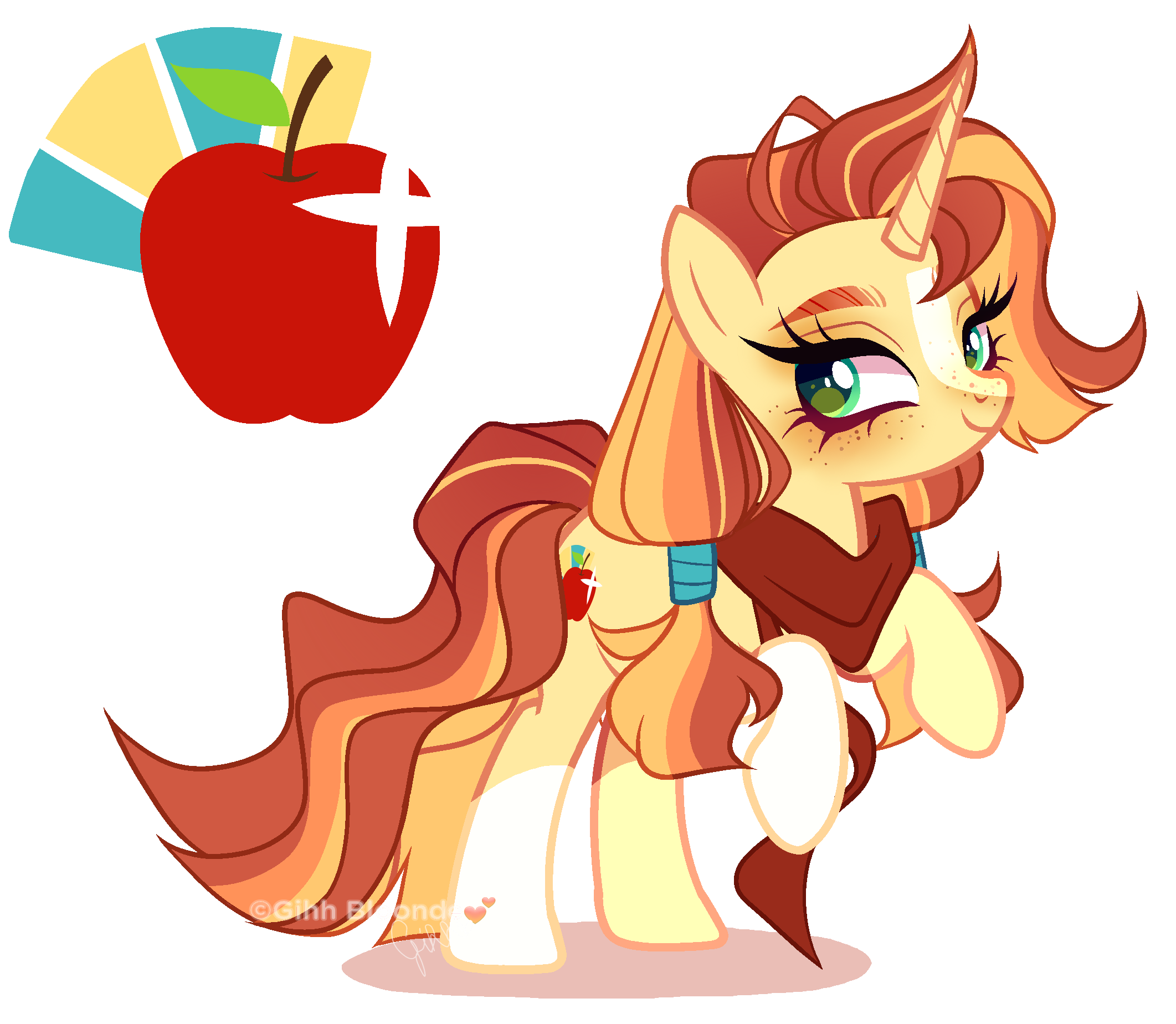 next gen oc adoptable |Applejack x Sunburst