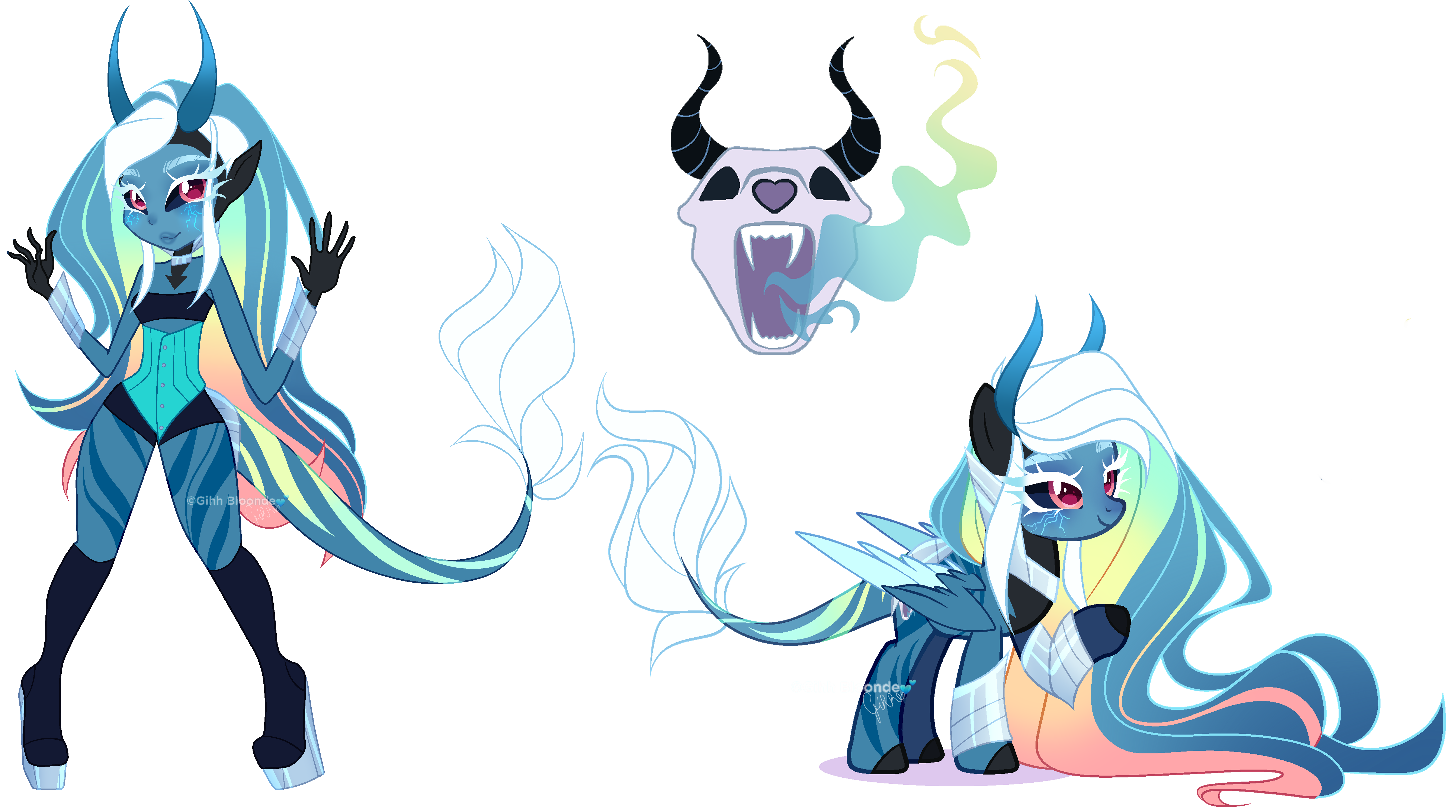 Rainbow Dash x Tirek | Adoptable