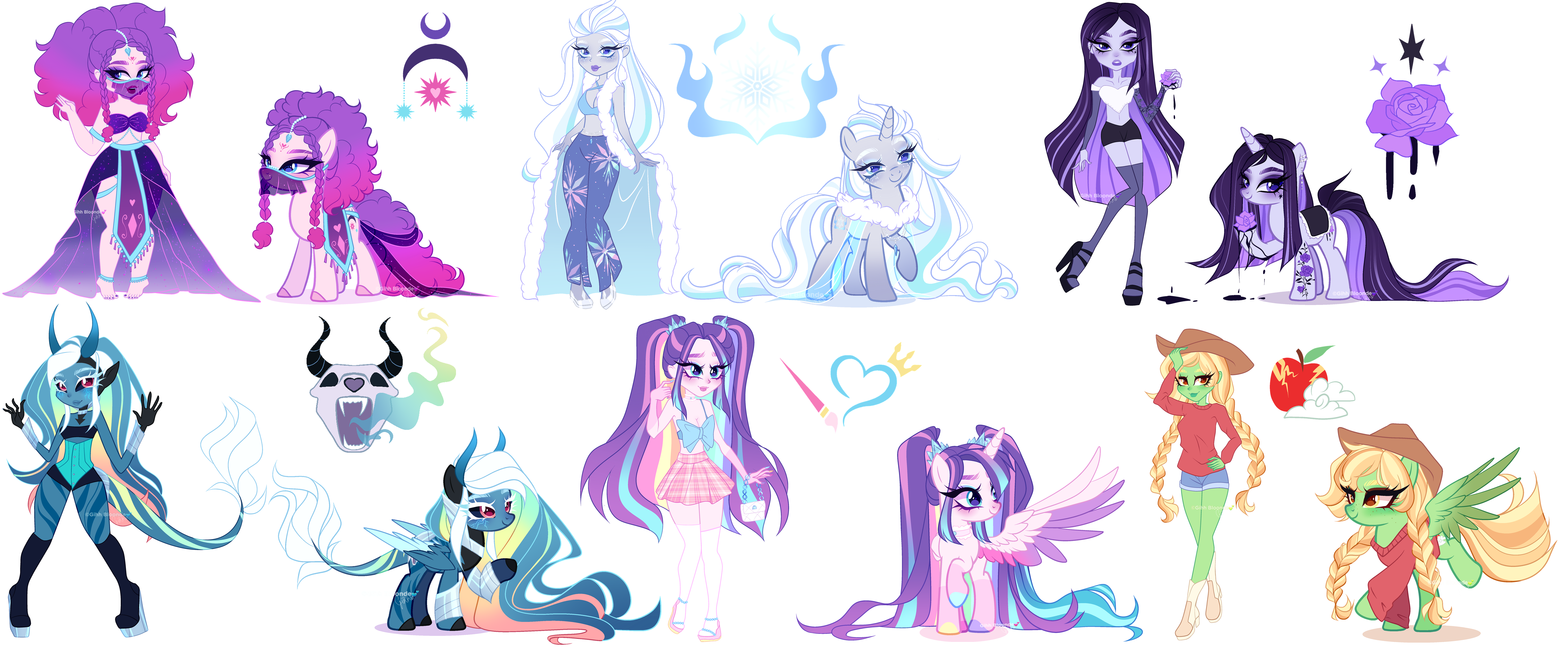 Next Gen pony/human ships Adoptables(CLOSED 00/06)