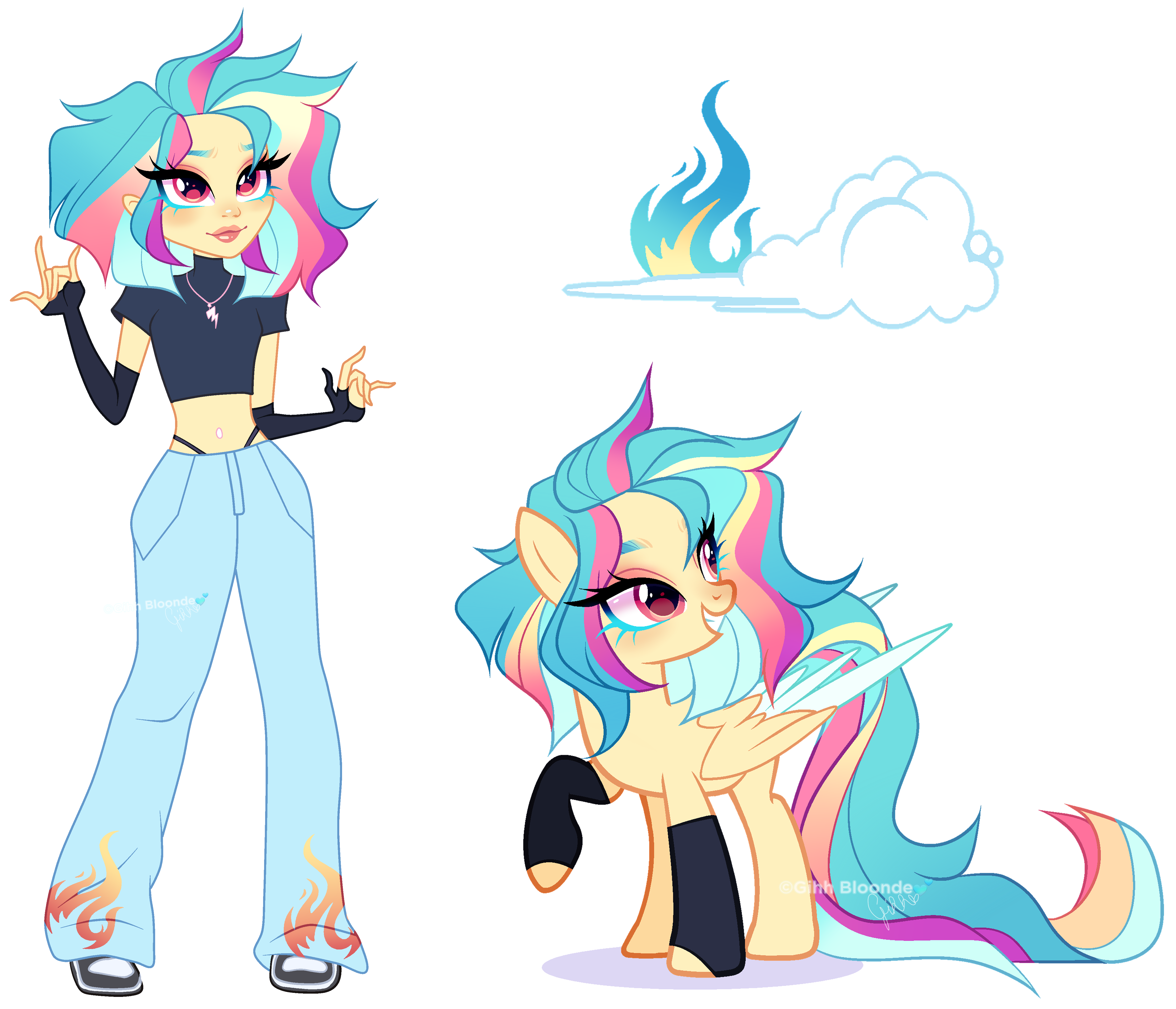 Next Gen OC Adopt |Rainbow Dash X Lightning Dust