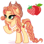 Next Gen OC Adopt Applejack x Strawberry Sunrise