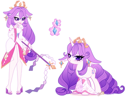 Genshin x MLP| Rarity x Yae Miko