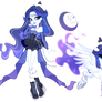 MH x MLP| Luna x Spectra Vondergeist