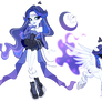 MH x MLP| Luna x Spectra Vondergeist