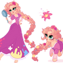 MLP x Disney Princess|Pinkie x Rapunzel