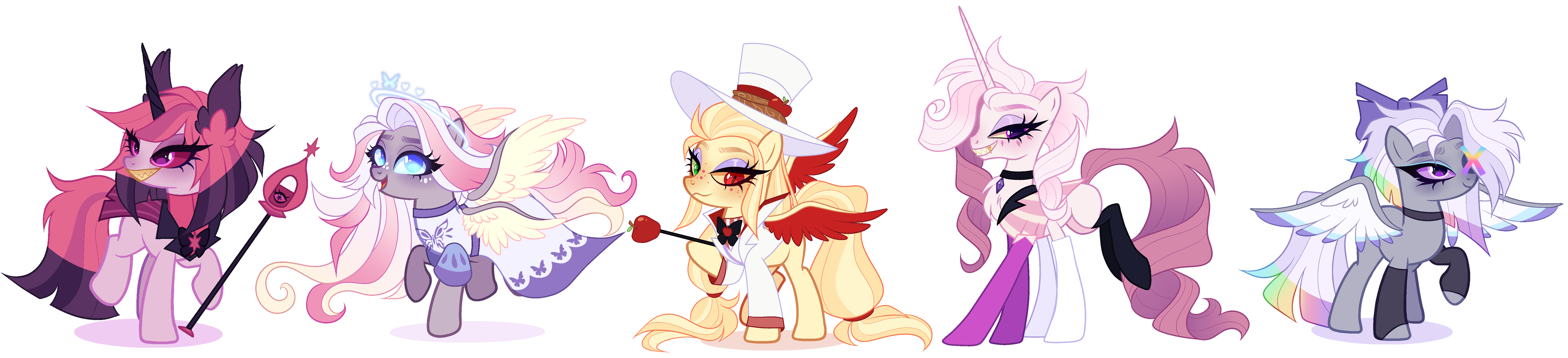MLP x Hazbin Hotel ships (CLOSED 00/05)