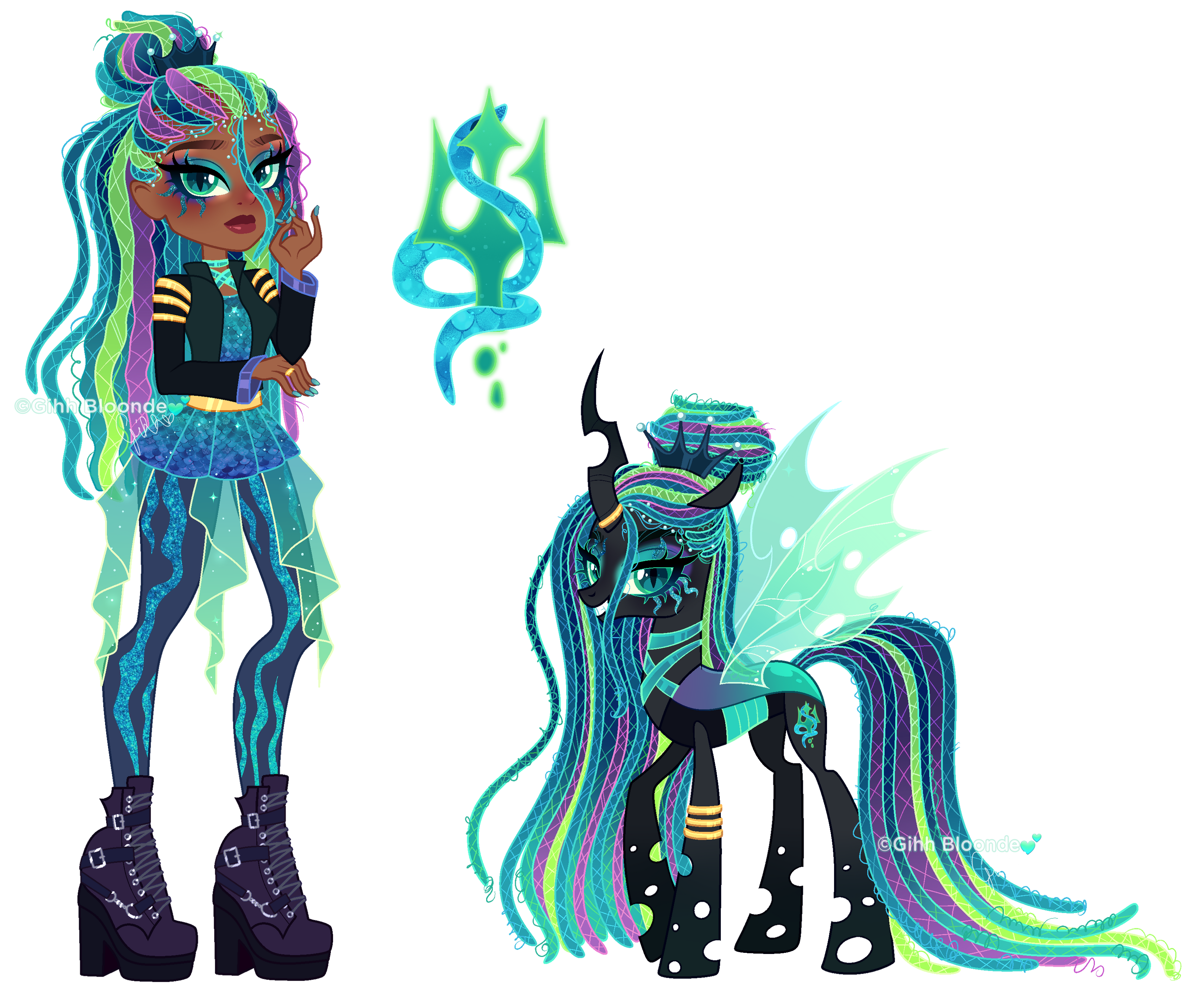 MLP x Descendants 4 | Chrysalis x Uliana