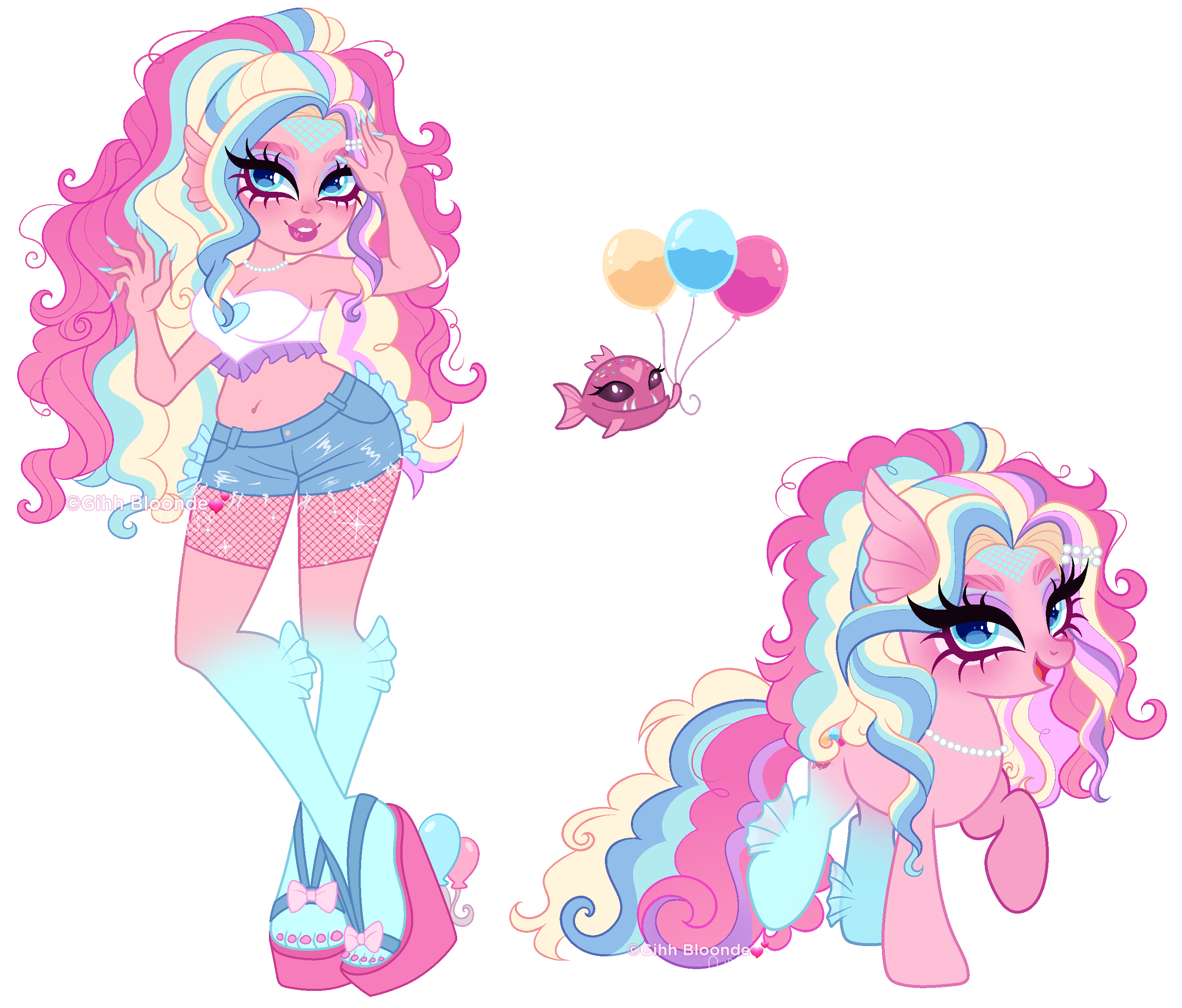 MH x MLP| Pinkie x Lagoona (G3) | OPEN