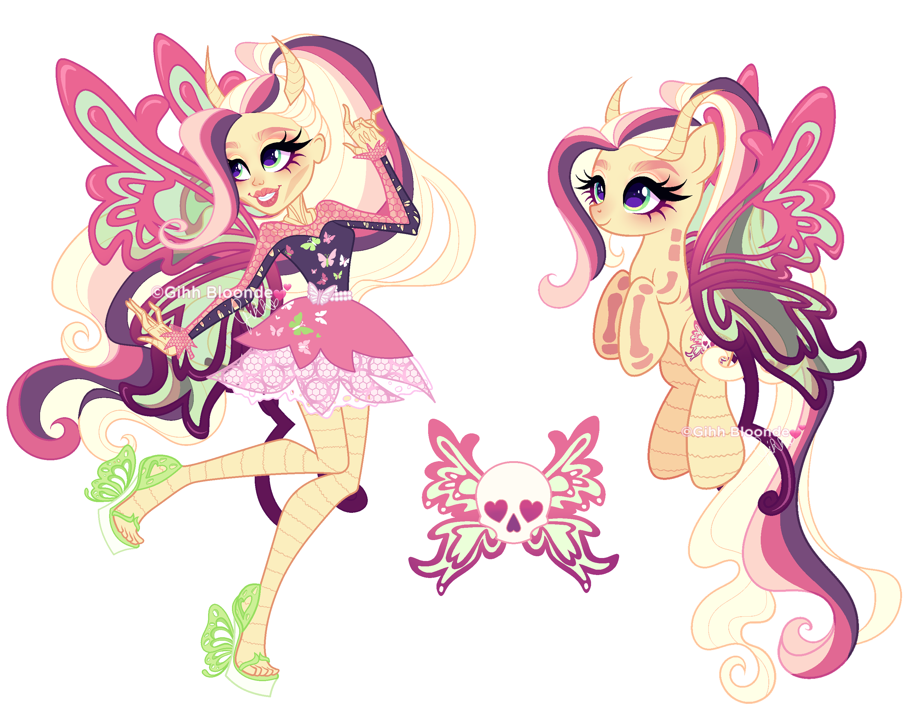 MH x MLP|Bonita Femur x Fluttershy |CLOSED