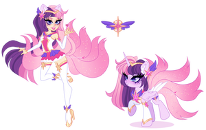 MLP x Star Guardians | Twilight x Ahri