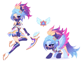MLP x Star Guardians | Rainbow Dash x Akali