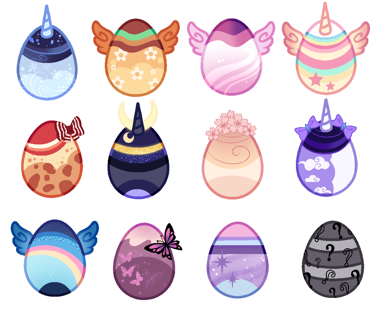 Mysterious Easter Ponies - Egg Adopts (OPEN 02/11)
