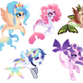 Pinkie OPEN ONLY! Mermay Pony adopts (CLOSE 00/05)