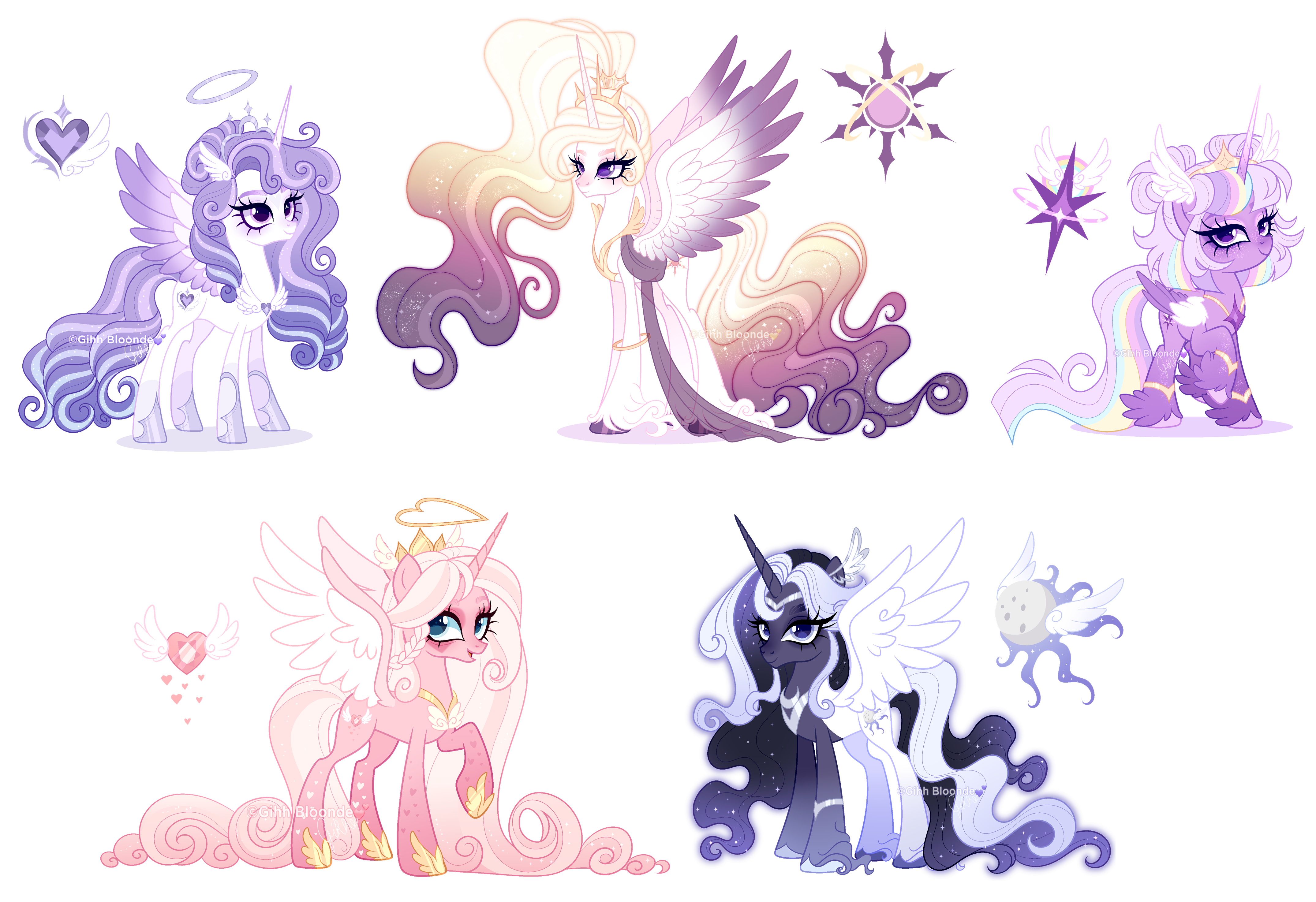 Heavenly Angel Princesses | Adopt Set (CLOSED)