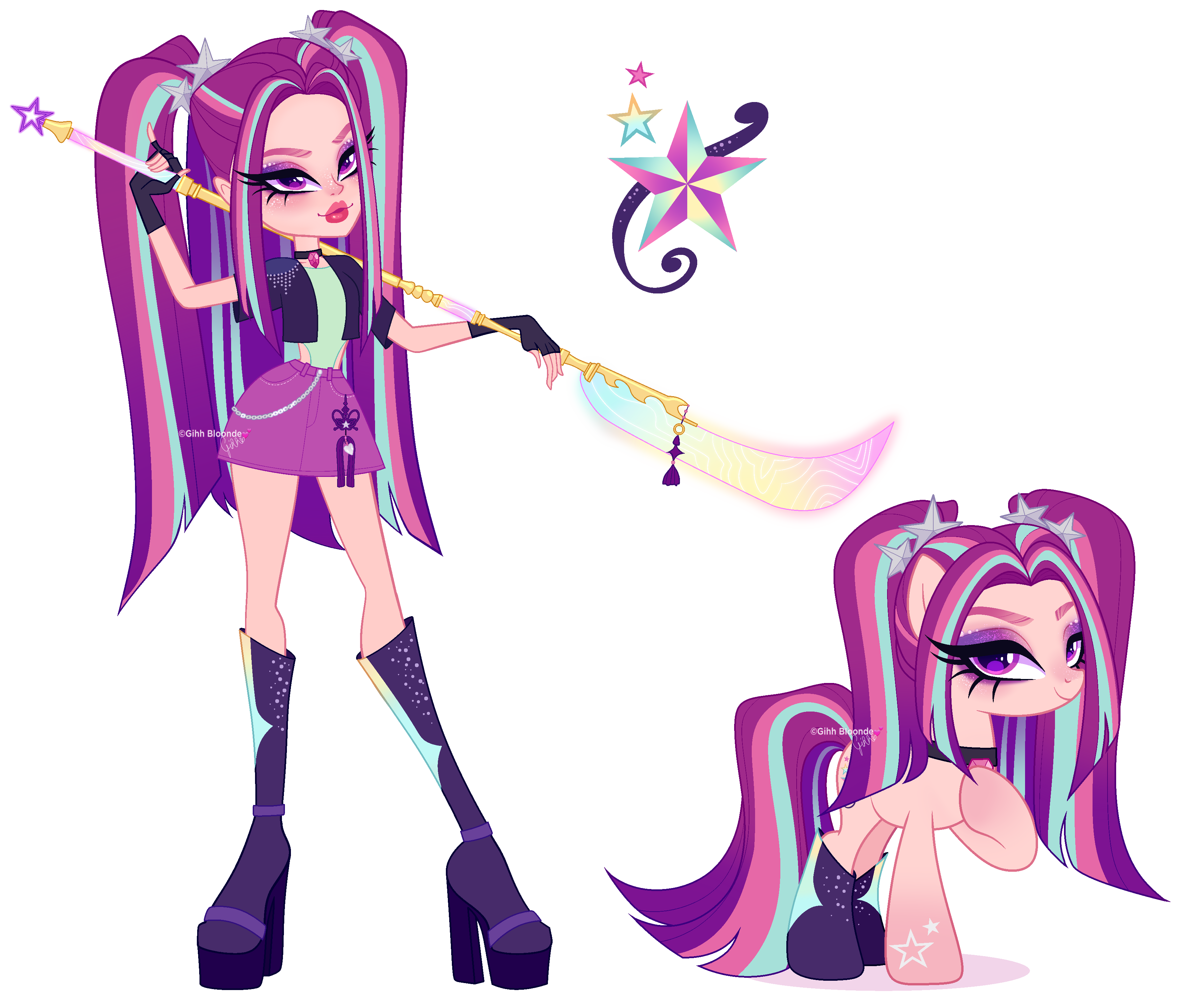 K-POP DEMON HUNTERS x MLP ADOPT | Aria X Mira