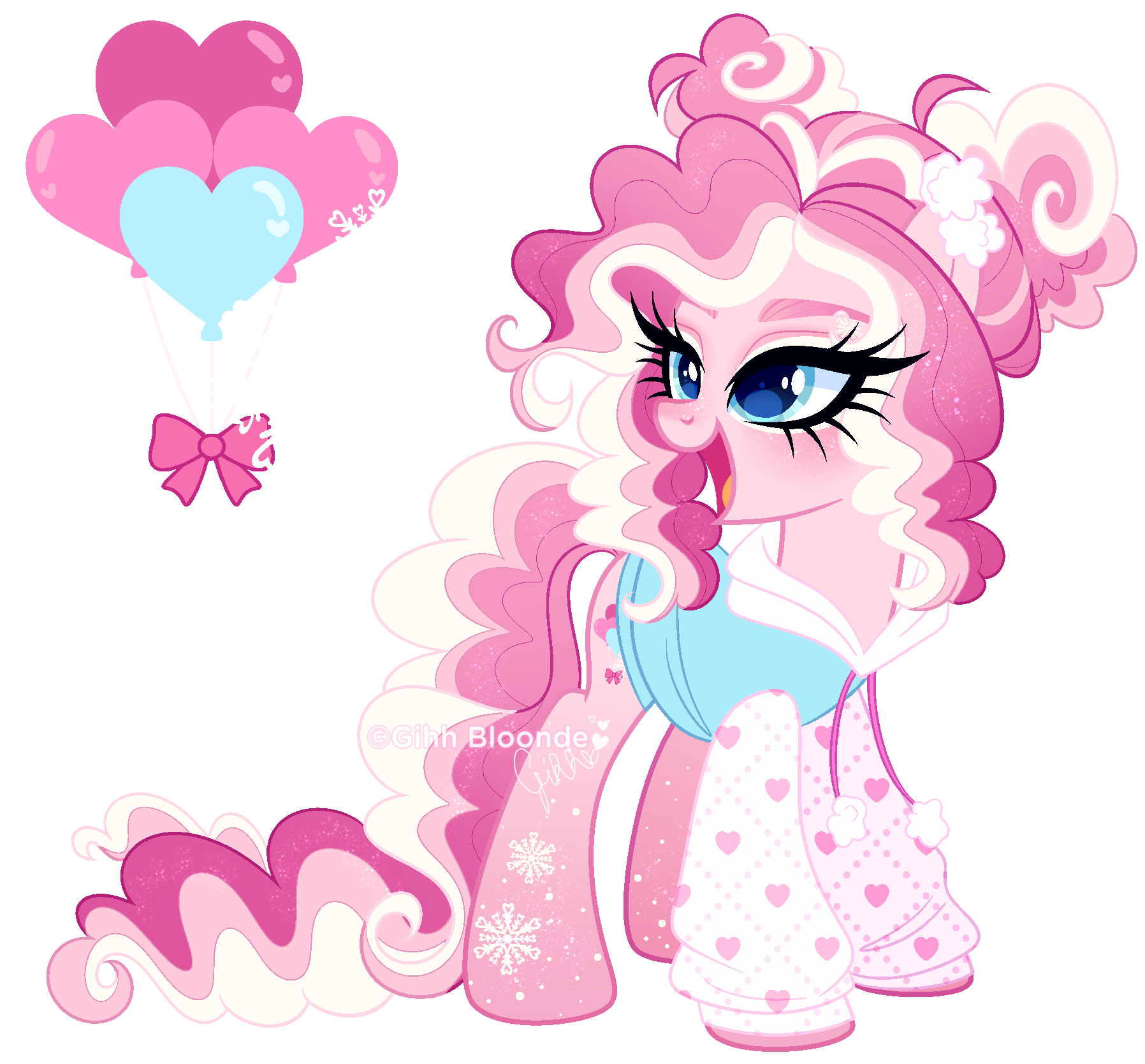 Pinkie Cozy Winter Kinsona Adopt (CLOSED)