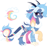 Rainbow dash x Discord (HOLD ADOPT)