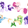 Mane Six Mermaid Kinsonas (OPEN 05/06)