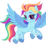 G6 Rainbow Dash in G4 style