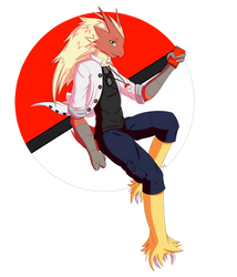 Blaziken Pokesona - Jude Maxwell