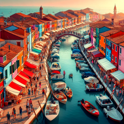 AI Generated Burano Italy-04