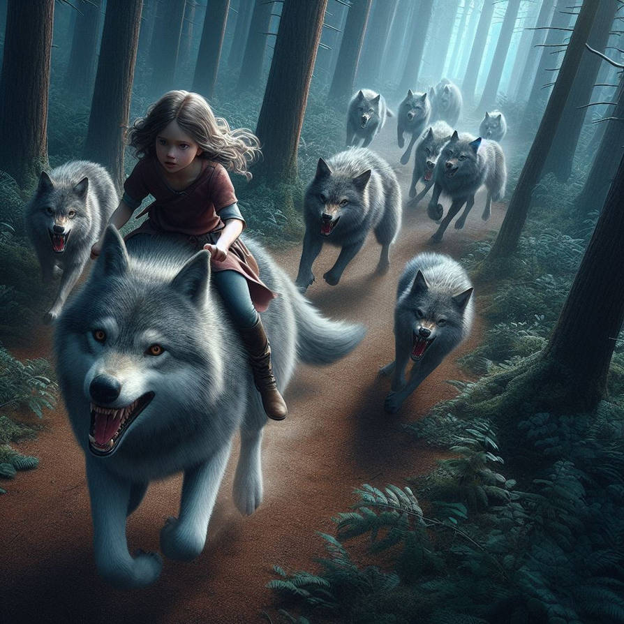 Girls Ride Wolves-65 by donnebryant on DeviantArt