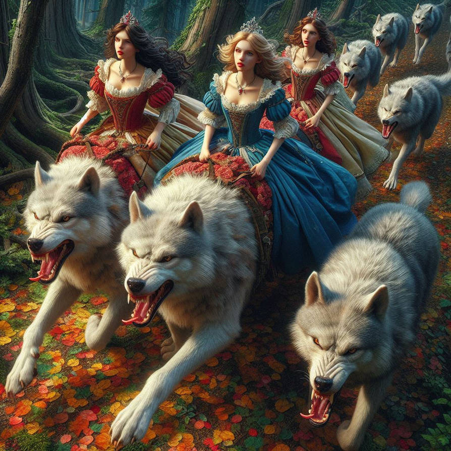 Girls Ride Wolves-59 by donnebryant on DeviantArt