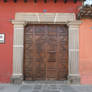 Doorway into a mansion in Antigua, Guatemala.