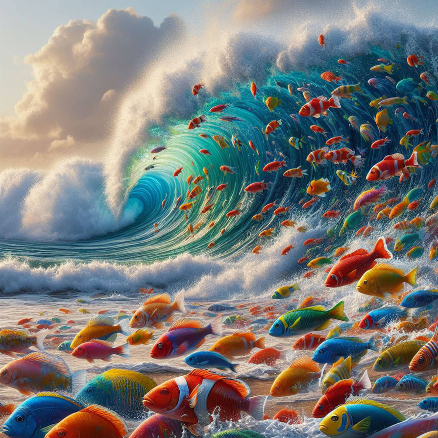 First Wave Fish Wave of Fishes by DBDon on DeviantArt