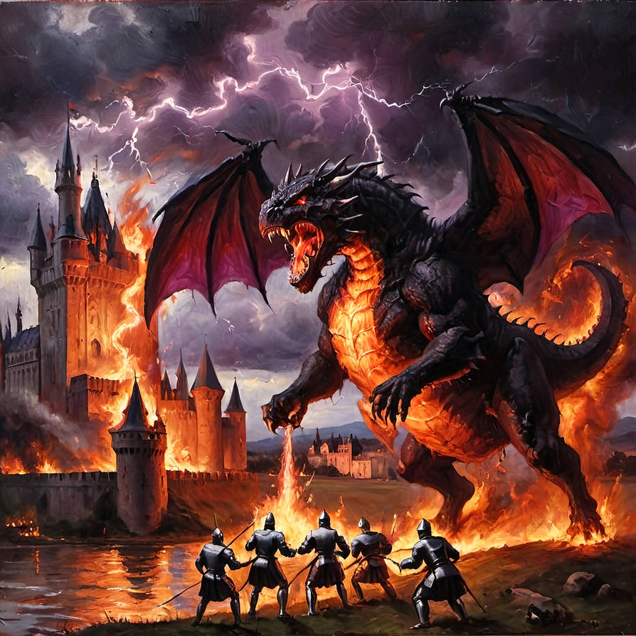 Dragons in Actiont - 002 by DBDon on DeviantArt