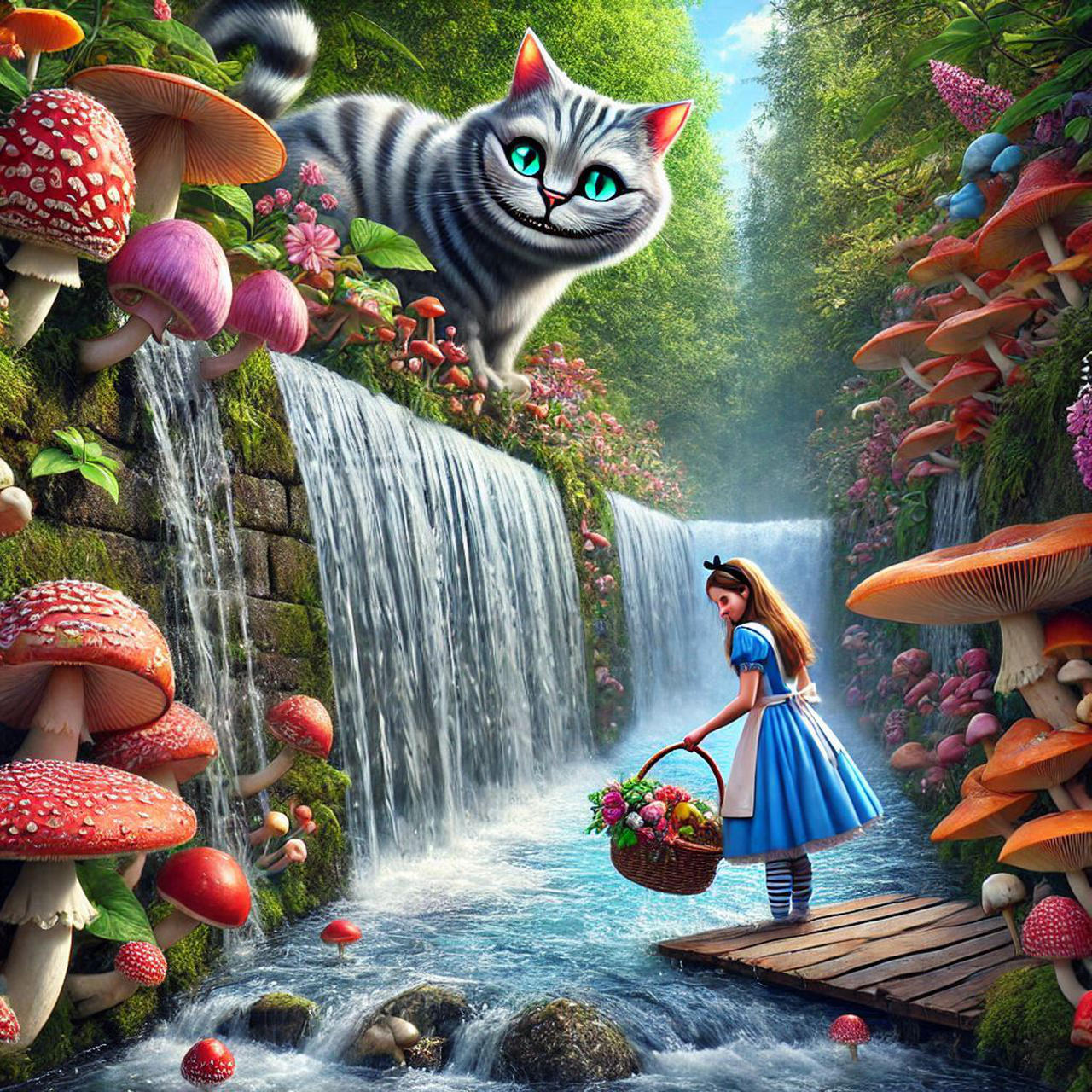 Alice in WonderLand Mushrooms - 25 by DBDon on DeviantArt