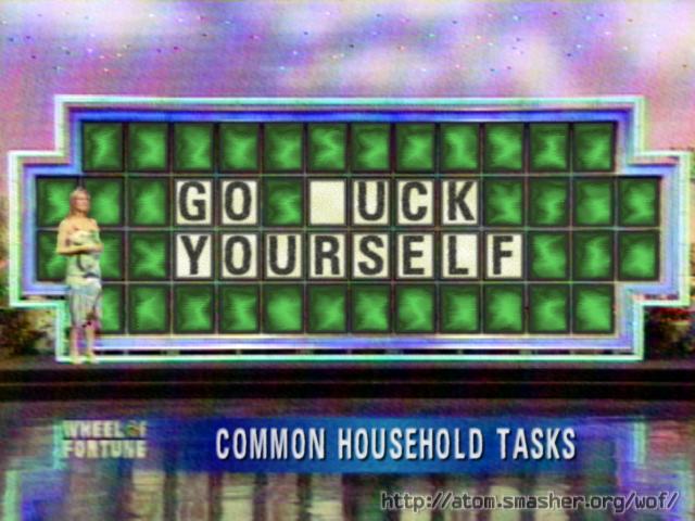 Wheel of Fortune spoof