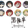 Kuroshitsuji pin set