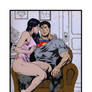 Lois and Clark at home