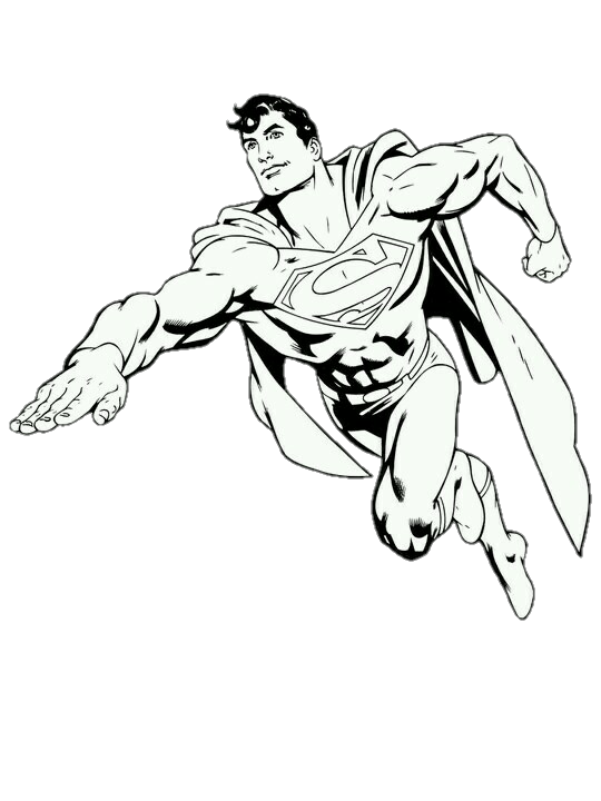 Superman Black and White by HeroPix on DeviantArt