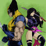 Wolverine and Psylocke