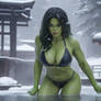 She Hulk Winter Onsen