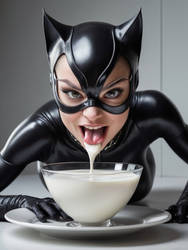 Catwoman - Got Milk? 1 by HeroPix