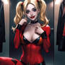 embarrassed Harley quinn