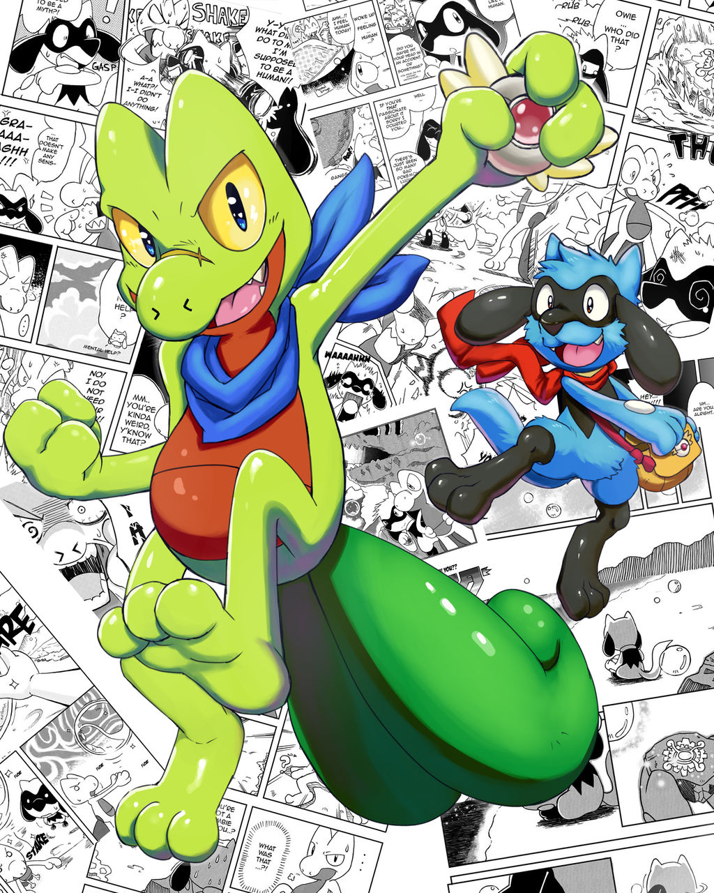 Roger Riou Pokemon SKY Tribute - Team Roger Riou and Kai by Kemono-Haru on DeviantArt