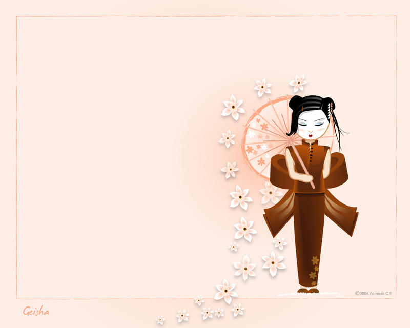 Geisha Wallpaper