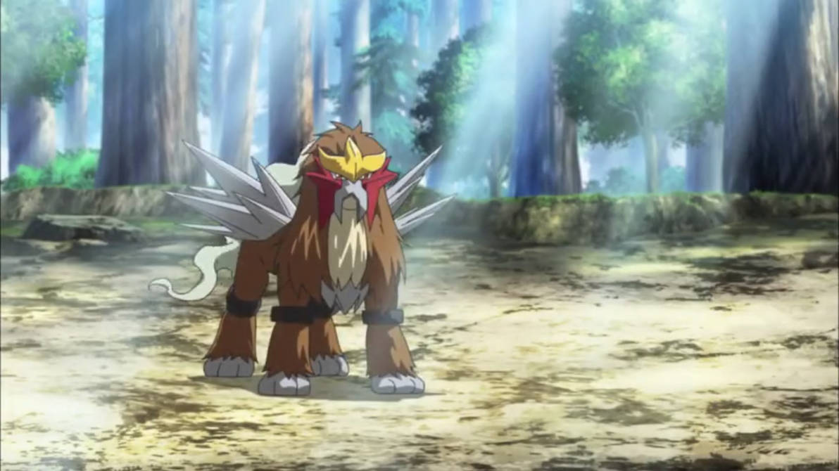 Entei Appears by Advanceshipper2021 on DeviantArt